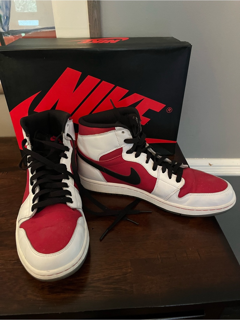 (2014) Nike Air Jordan 1 Retro High OG "Carmine"- Size 10